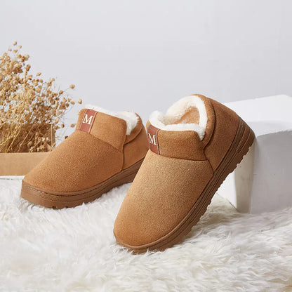 Furry Slides for Women - Warm Indoor Slippers