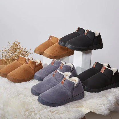 Furry Slides for Women - Warm Indoor Slippers